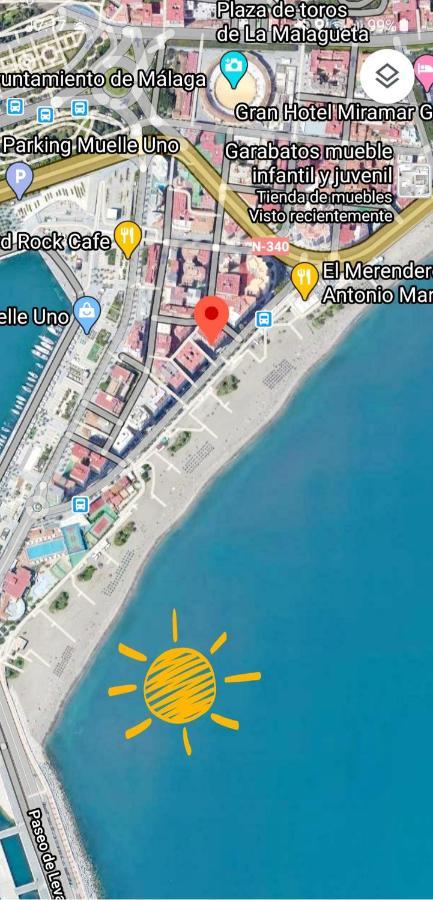 Apartamento Málaga Port Esterno foto