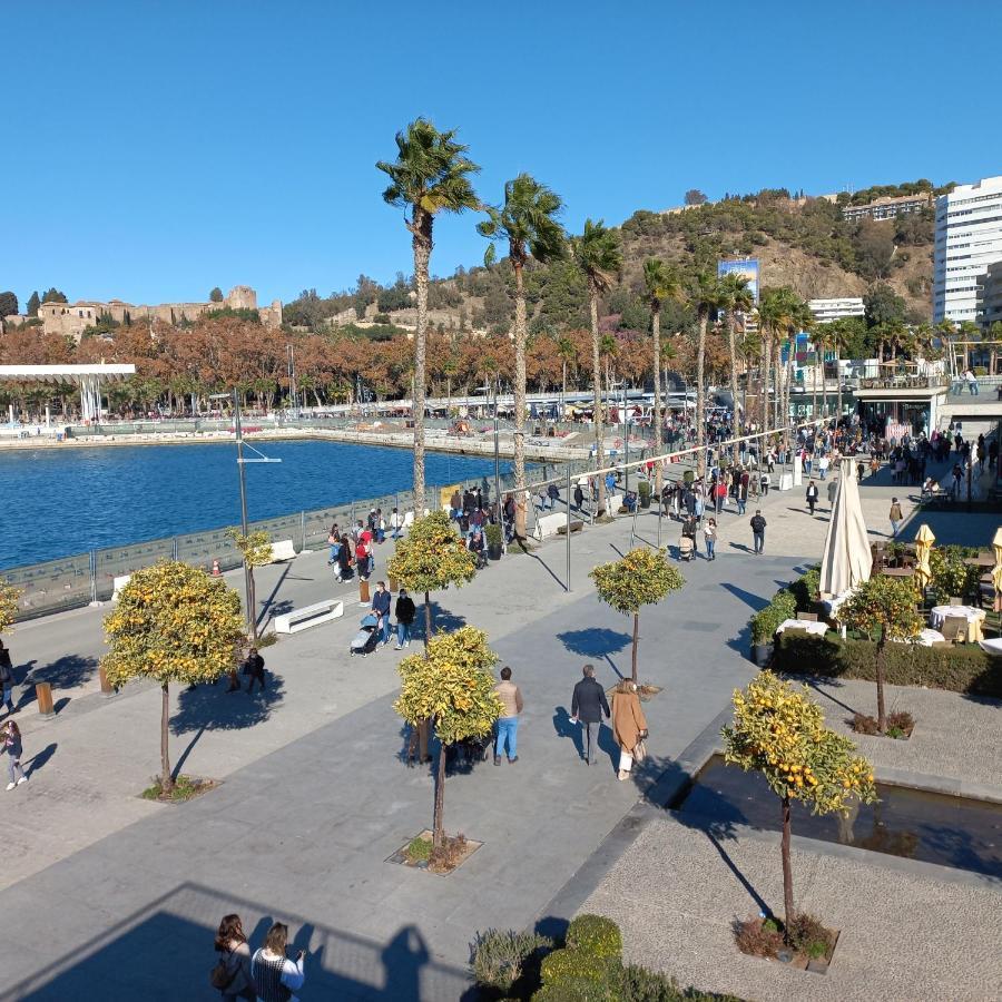 Apartamento Málaga Port Esterno foto